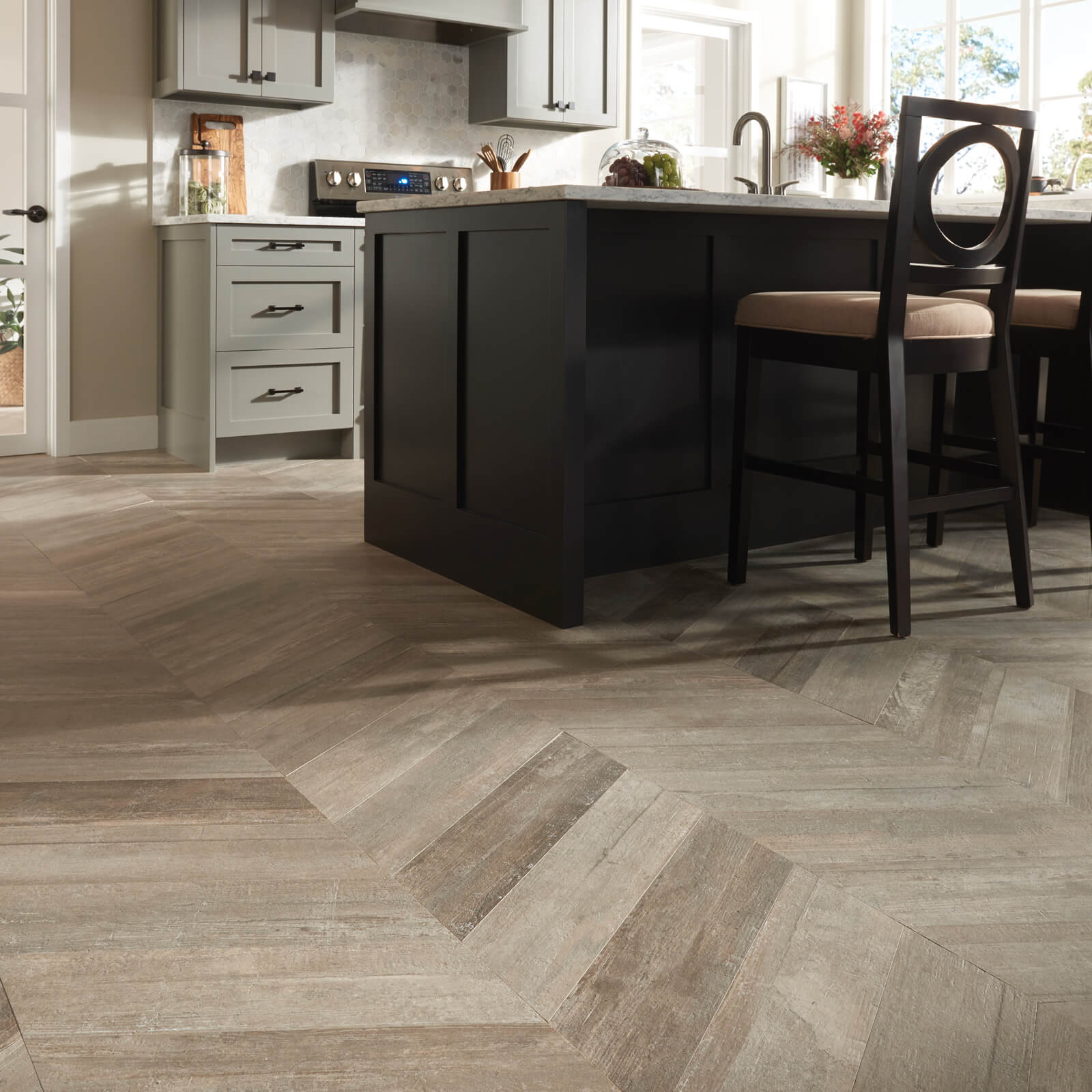 Glee chevron tile flooring | PDJ Flooring