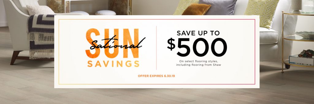 Sun Sational Savings Sale | PDJ Flooring