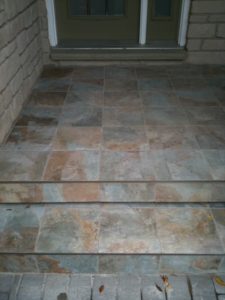 Outdoor Entryway frost resistant porcelain tile | PDJ Flooring