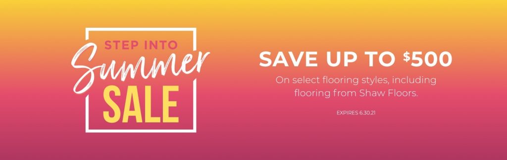Step into Summer Sale | PDJ Flooring