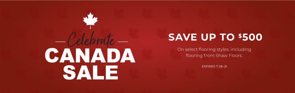 Celebrate Canada Sale | PDJ Flooring