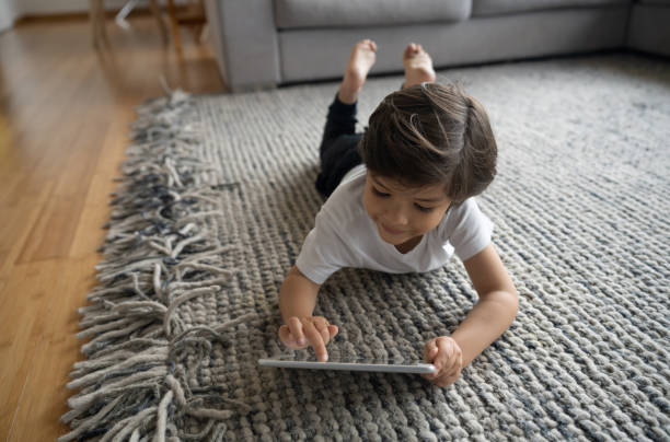 Girl lying on rug | PDJ Flooring